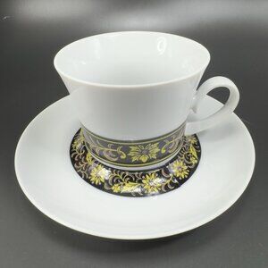 Taihei China Fine Bone China Porcelain Teacup Saucer Set Cup Plate Hacienda VTG